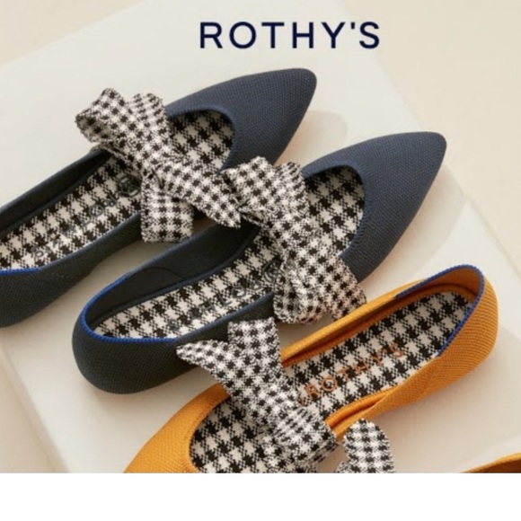 Rothy's Shoes - Rothy's Mary Jane Flats Size 6.5 Navy